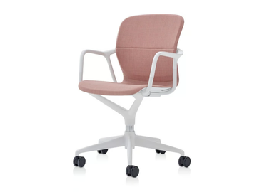 KEYN - Swivel office chair with castors with 5-Spoke base by Herman Miller - view 3